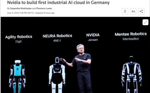 英伟达开启“攻城略地”模式，拟在欧洲建设 20 座 AI 工厂