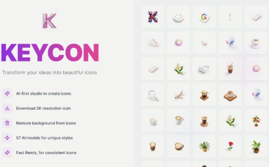 Keycon:AI图标生成工具,快速创建高质量的图标