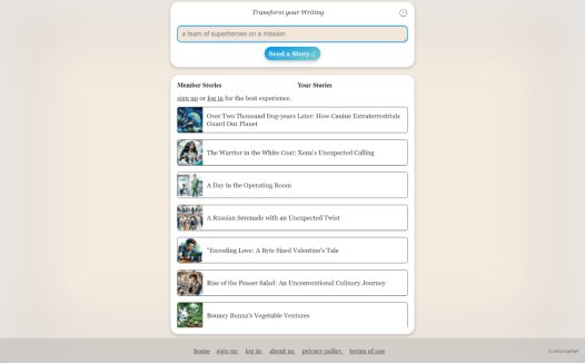 Logolept：AI写作辅助平台，通过提供故事提示来帮助写作