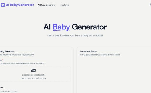 AI Baby Generator：免费在线AI宝宝生成器，预测宝宝长相