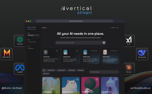 Vertical:无需编码的AI模型微调平台,训练、部署您的自定义AI模型
