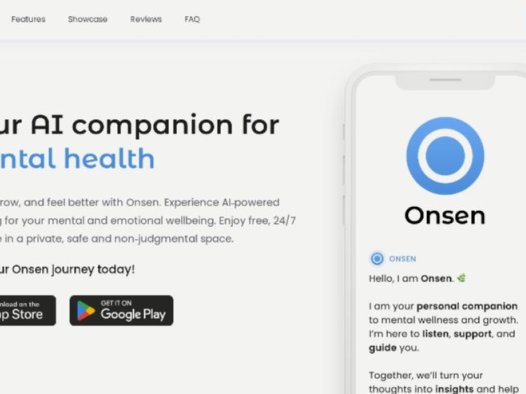 Onsen：AI心理健康伴侣应用，助您应对压力、促进您的心理和情绪健康