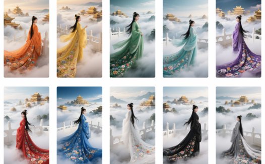 如何用AI工具生成古风仙女系列的人像写真照片？人人都可以制作古装艺术照