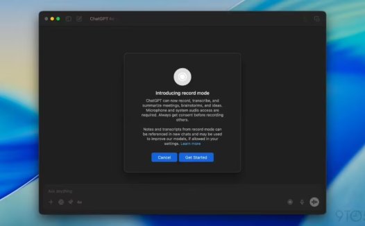ChatGPT Plus 新权益:OpenAI 开放 Record 模式,会议记录的高效 AI 解决方案