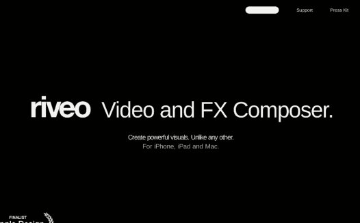 Riveo (Mac) :专业视频创作工具, iPhone、iPad和Mac上的视频和特效合成器