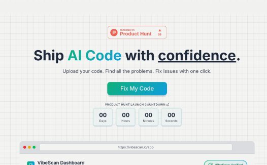 VibeScan:AI 代码安全与性能检测工具,支持多种AI代码生成工具