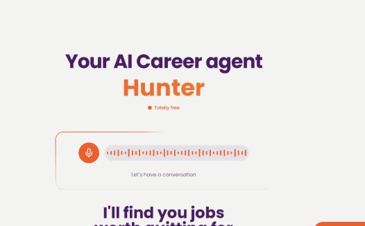 Hunter：AI招聘和求职平台，更高效、更精准的招聘和求职方式