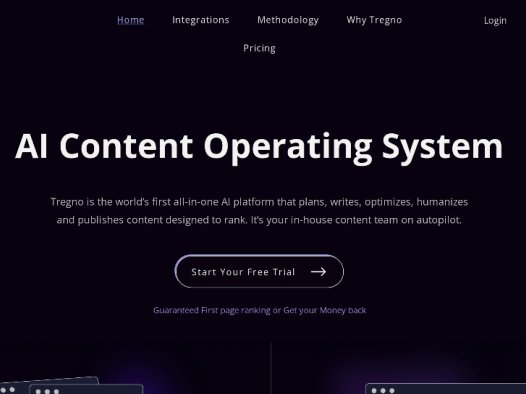 Tregno：AI内容平台，升SEO效果、占据搜索引擎首页