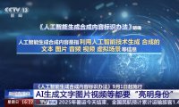 AI 生成内容必须“亮明身份”，《人工智能生成合成内容标识办法》施行