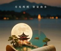 AI图片生成提示词分享，中秋节海报素材分享