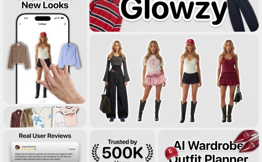 Glowzy:AI虚拟试穿应用,让您在手机上体验服装搭配