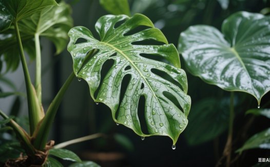AI生图一键生成绘制绿色植物,绿色植物专属的图片生成ai提示词