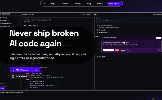 kluster：AI代码审查工具，帮助开发者修复AI 成代码中的错误、安全漏洞和逻辑错误