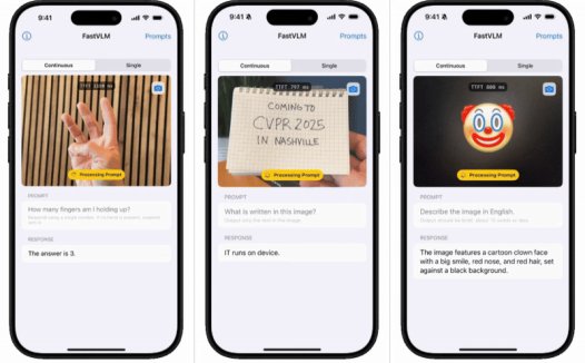 苹果 FastVLM 模型开放试用:Mac 用户秒享“闪电级”视频字幕,生成速度较同类 AI 快 85 倍