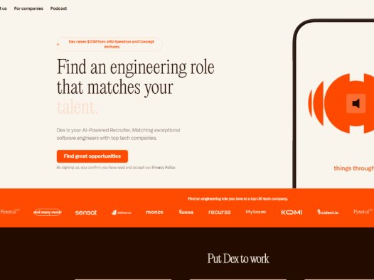 Dex：AI 职业发展助手，帮助你找到更适合的职业机会