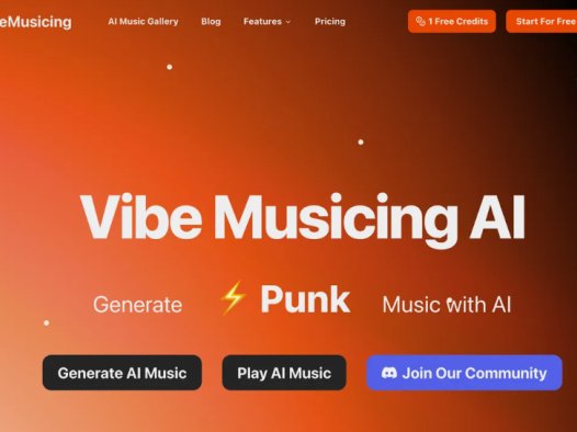 Vibe Musicing：AI 音乐生成器，可根据文本生成多种风格的音乐