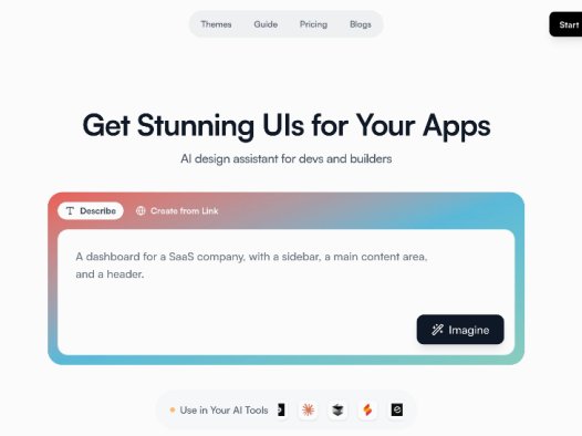 PixelApps：AI设计助手，快速生成多样的 UI 设计方案