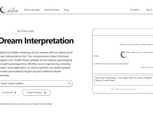 Ai Dream Scope：AI梦境解析，帮助用户理解梦境的平台