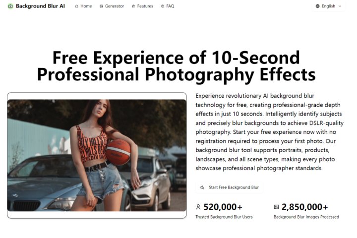 Background Blur AI：AI背景虚化工具，免费体验专业摄影效果 – AI-人工智能-1ai.net