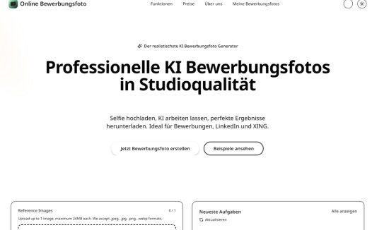 KI Bewerbungsfoto:AI照片工具,快速在线制作专业简历照片