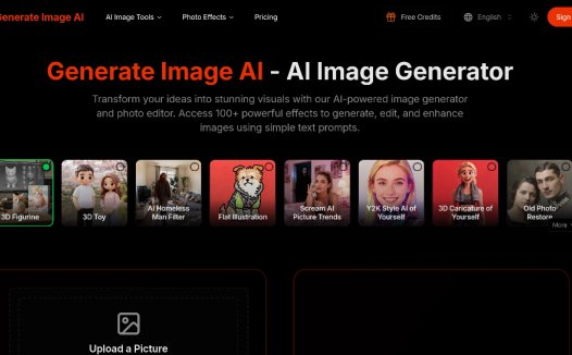 Generate Image AI：AI图像生成器，实现快速、高质量的图像生成和编辑