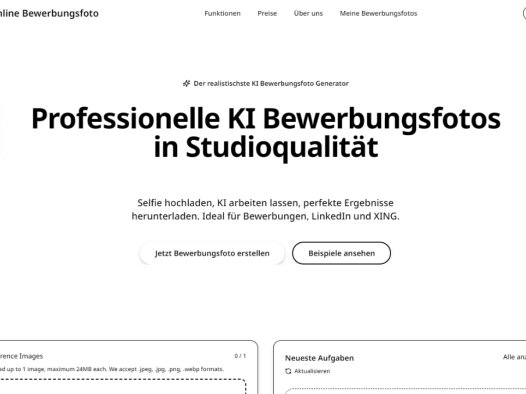 KI Bewerbungsfoto：AI照片工具，快速在线制作专业简历照片