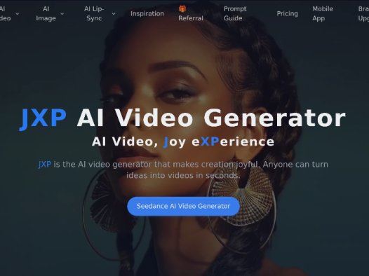 JXP：AI视频生成器，提供图像生成、高级视频效果