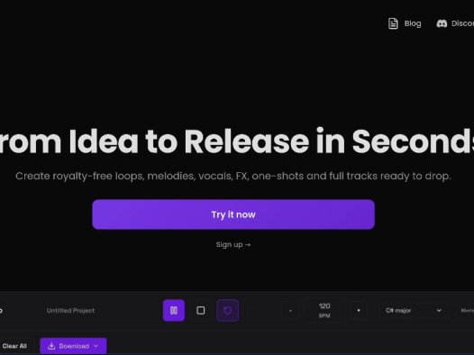Sonura：AI 音乐生成器，几秒钟内即可创作免版税的循环、旋律、人声和完整曲目