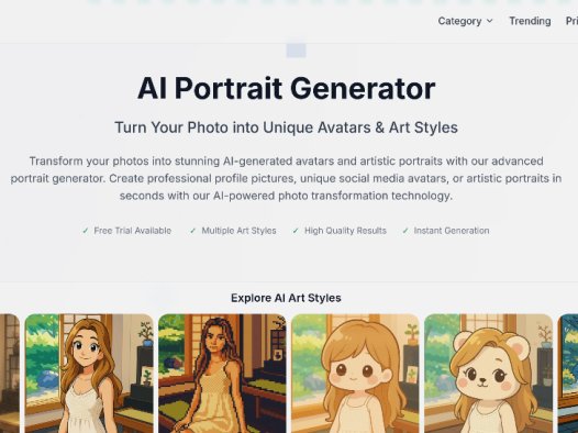 AIStylifyMe：AI肖像生成器，一款将照片转化为独特头像和艺术风格的AI照片