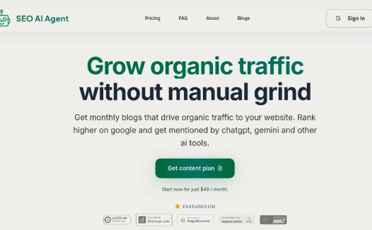 SEO AI Agent：自动化SEO内容生成，提升网站排名的AI工具