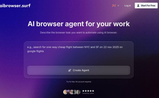 AI Browser：AI浏览器，自动化复杂的浏览器任务