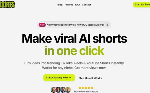 Shoorts:AI短视频生成工具,提供AI脚本生成、多种风格选择,快速制作短视频