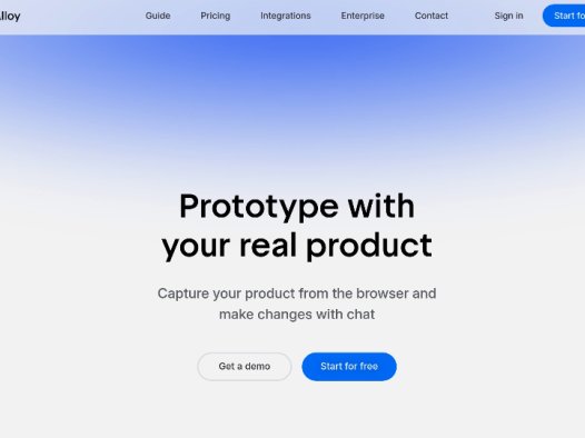 Alloy：在线版AI原型设计工具，快速生成高保真产品原型