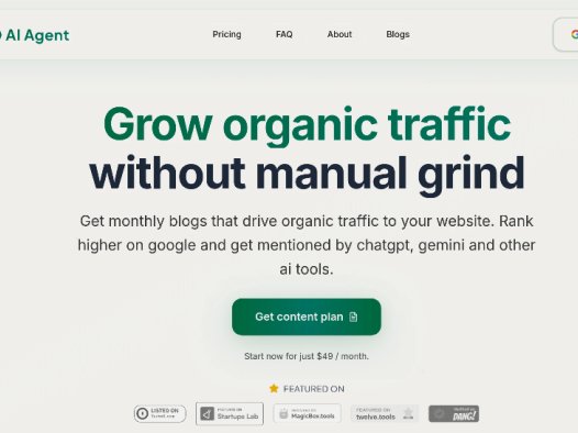 SEO AI Agent：自动化SEO内容生成，提升网站排名的AI工具
