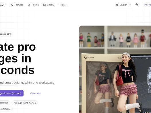 Foto Miniatur:AI图像生成和编辑平台,提供文本到图像、智能编辑、微型世界创建等功能