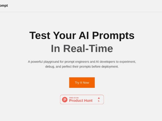 TryYourPrompt：实时测试 AI 提示词，为提示工程师和 AI 开发者打造的实验、调试和完善提示词的平台