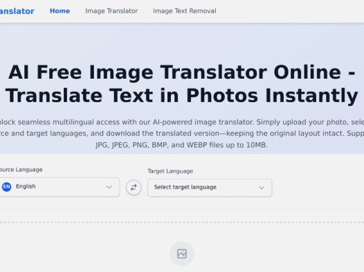 ImageTranslator：AI免费在线图像翻译器，轻松翻译图片中的文字
