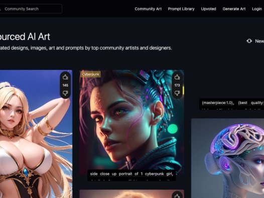 Arthub：AI绘画提示词网站，AI生成艺术图片共享的社区平台
