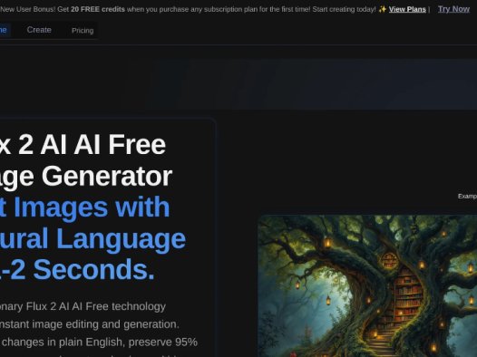 Flux 2 AI：免费AI图像生成器，提供高精度图像生成和多图故事创作功能