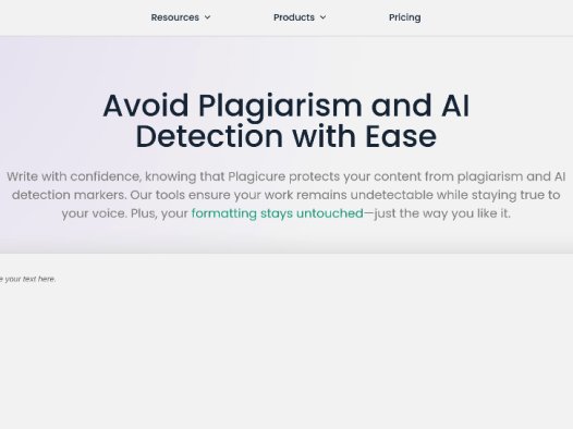 Plagicure：AI内容检测工具，帮助用户轻松去除剽窃和绕过AI检测