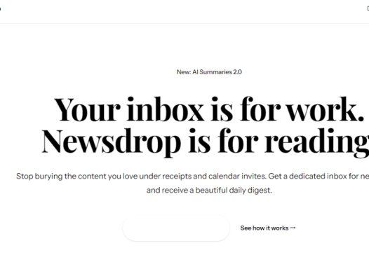 Newsdrop：AI整理订阅内容工具，通过AI摘要和每日精选更高效地获取信息