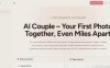AI Couple：一款照片和视频制作工具，快速生成逼真情侣照、接吻和拥抱视频