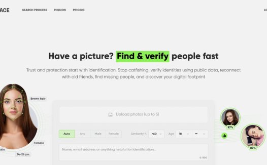 Surfface:AI 搜索引擎,通过图片快速查找并验证人物身份