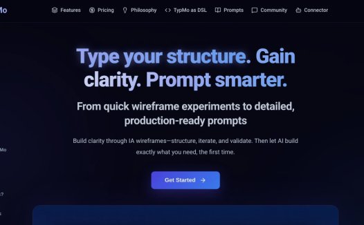 TypMo：AI设计工具，把杂乱的想法转化为有序的结构