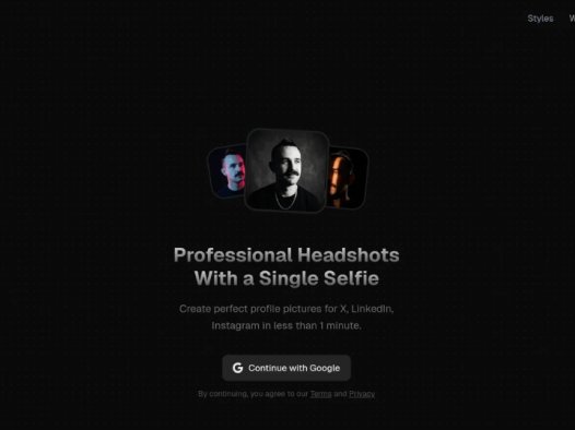 AI Selfie Studio：AI 自拍工具，一分钟内用 AI 生成专业证件照