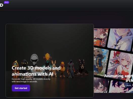 Neural4D:3D模型和动画生成平台,一键生成高精度3D内容