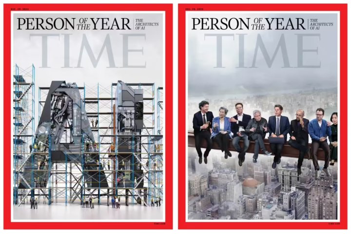 《时代》周刊 2025 年度人物颁给“AI 建设者”，黄仁勋、奥尔特曼、苏姿丰、马斯克登上封面 – AI-人工智能-1ai.net