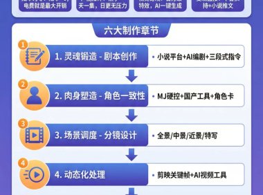 AI漫剧制作全流程拆解教程,人人都可以上手做爆款AI漫剧短视频