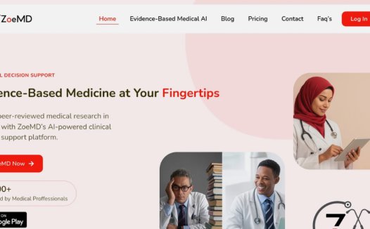 ZoeMD:一款由AI驱动的临床决策支持工具,获取同行评审的医学研究和临床指南