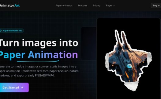 Paper Animator Art：AI动画工具，将静态图像转化为纸质动画